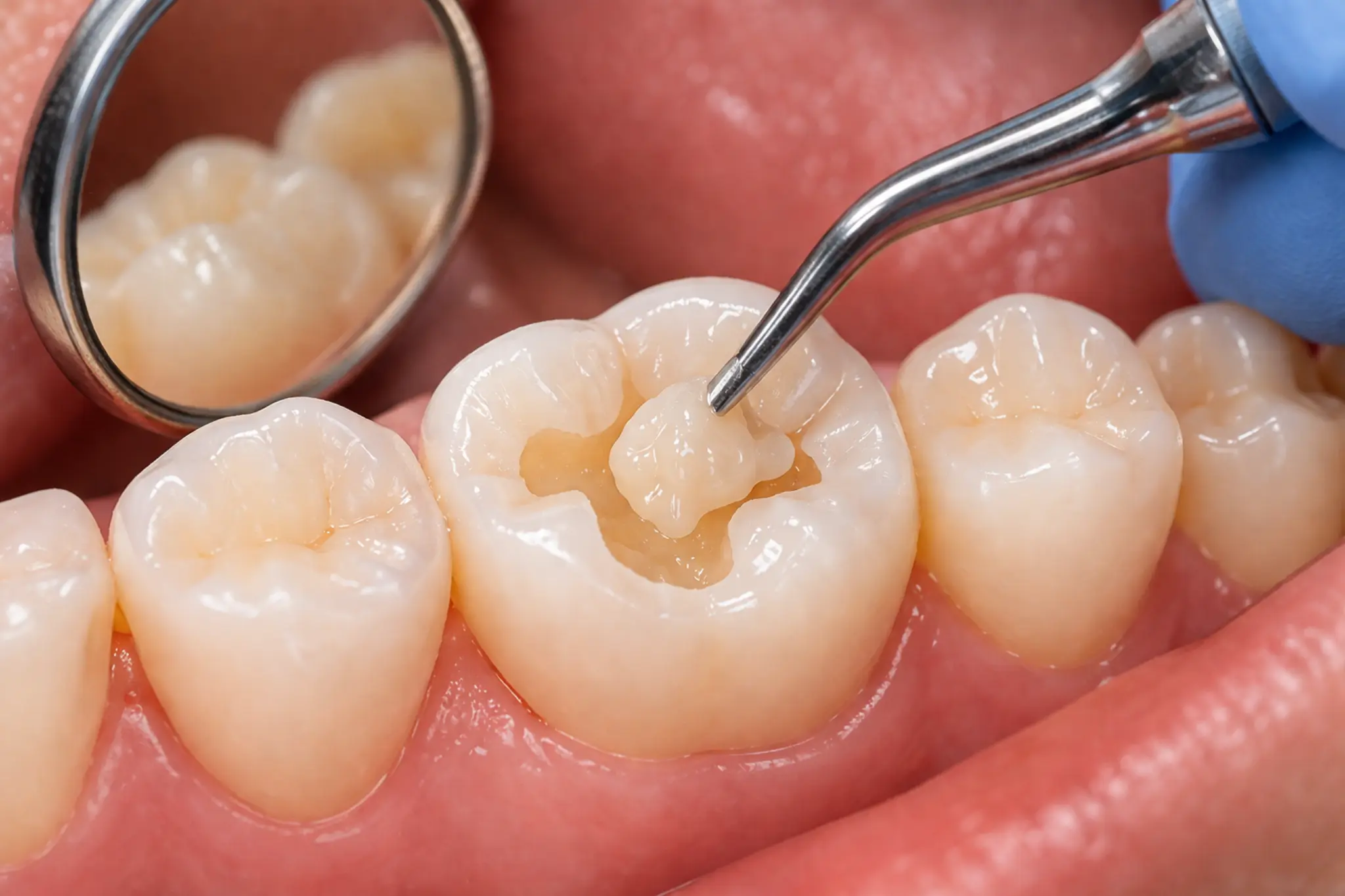Dental filling procedure