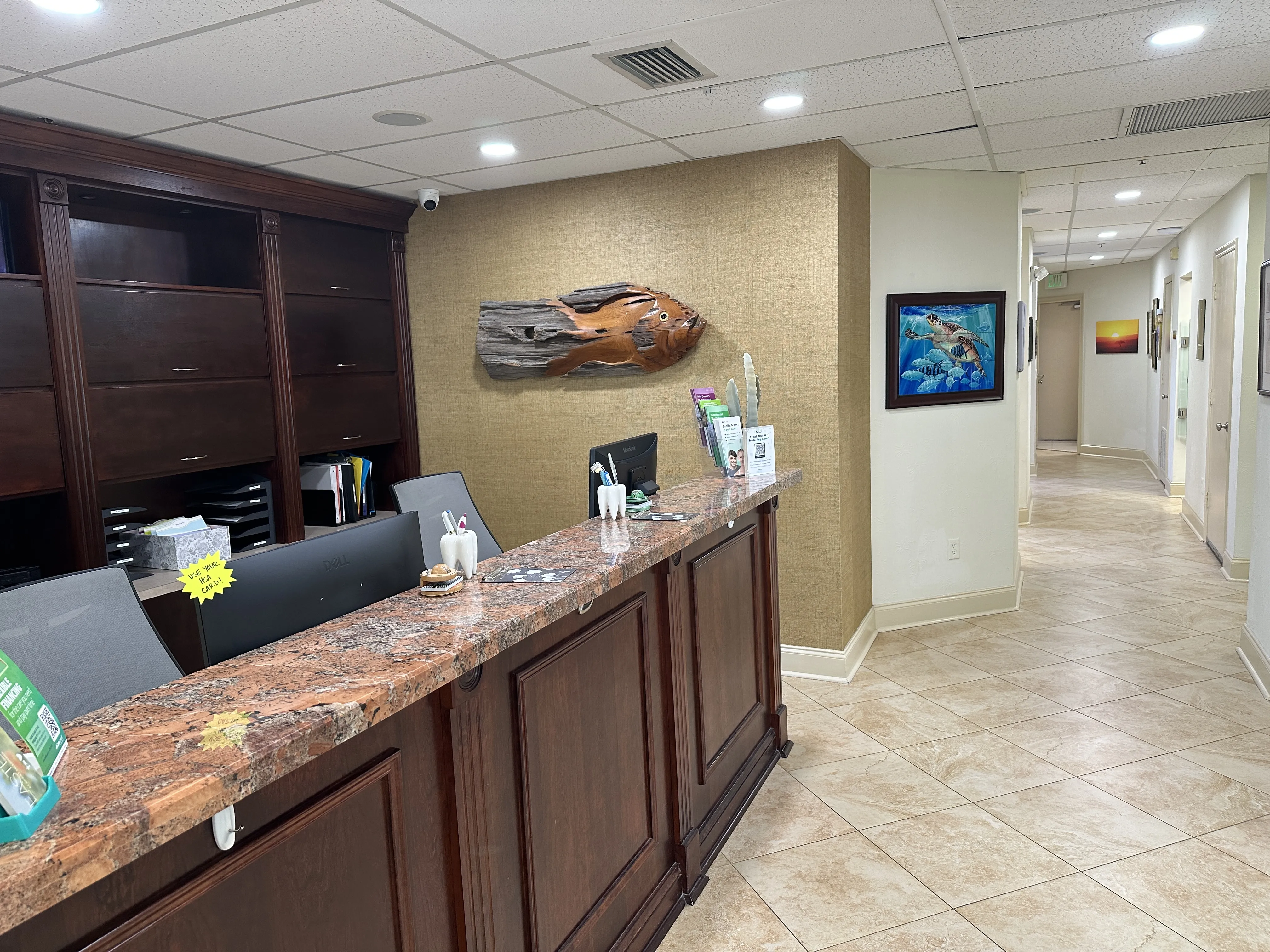 Front desk